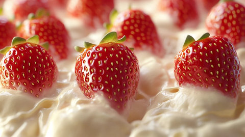 高清奶油草莓