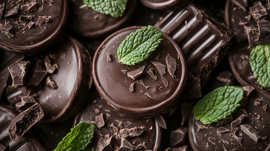 手工巧克力背景