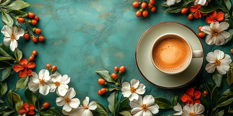 橄榄绿花纹礼盒设计