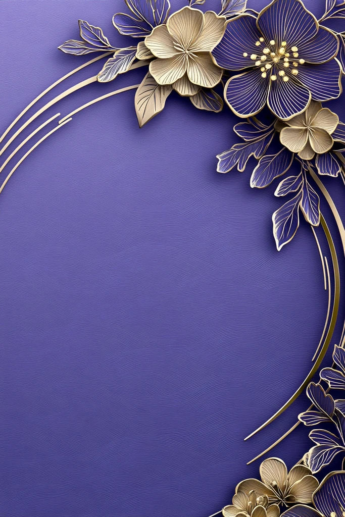 中秋节豪华金纹图案