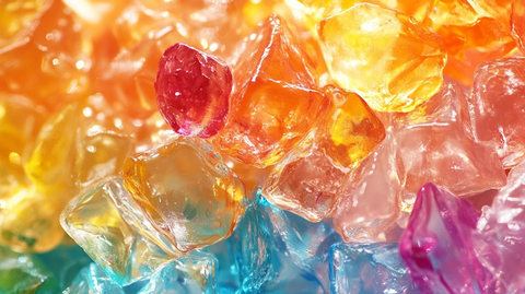 琉璃玛瑙纹理彩色