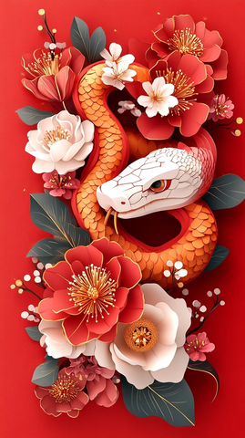 蛇年红包封面设计