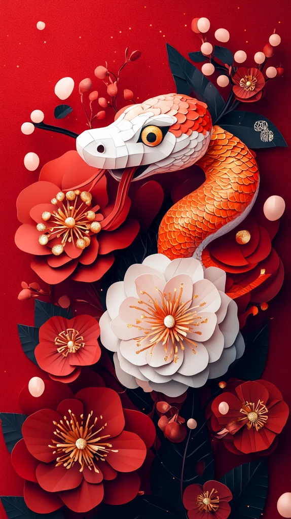 蛇年红包封面设计