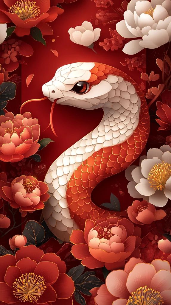 蛇年红包封面设计