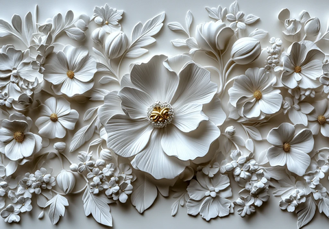 白纸浮雕金色标志