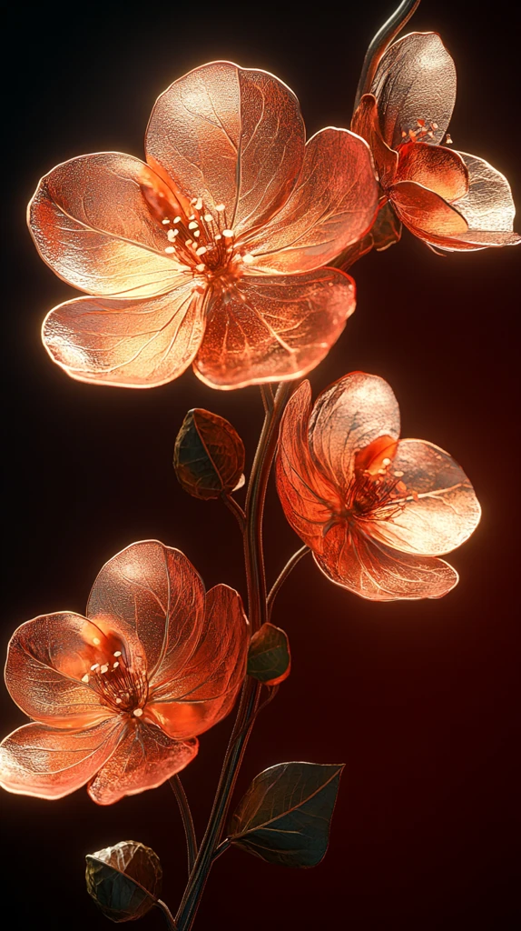 金光玫瑰红背景