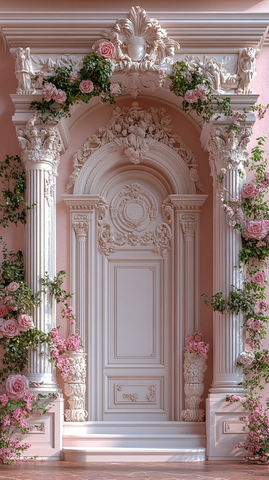 罗马柱皇家风格