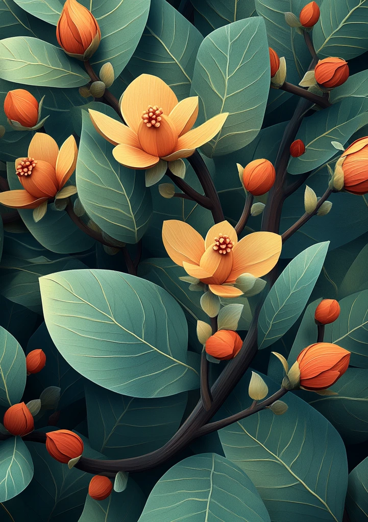 花蕾与春日景象