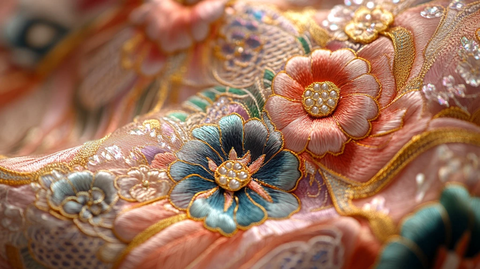 羽饰珠宝细工镶嵌