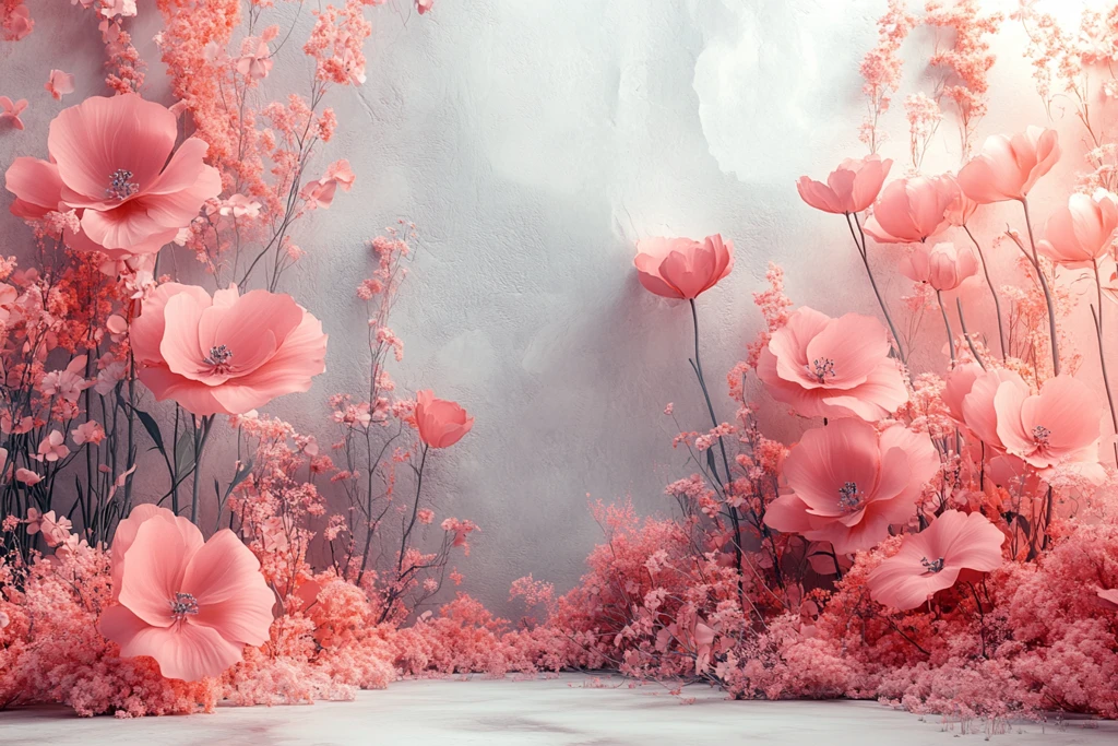 白舞台水彩婚礼卡