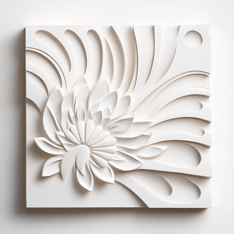 白瓷卡片镶嵌工艺