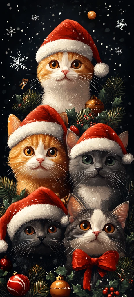 猫咪圣诞夜