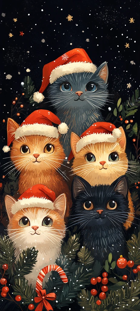 猫咪圣诞夜