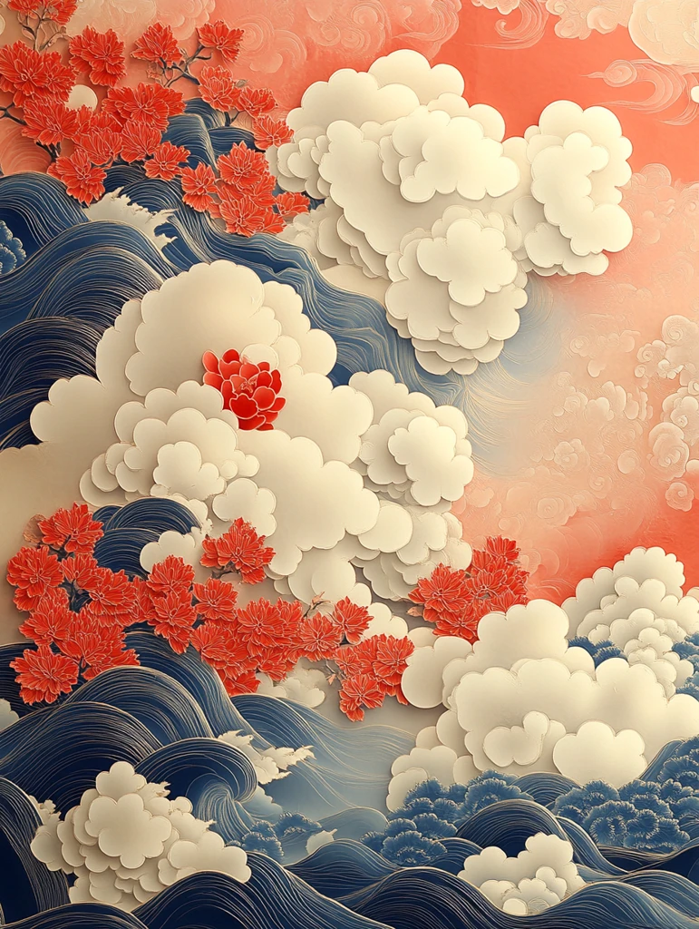 中国元素纸艺图