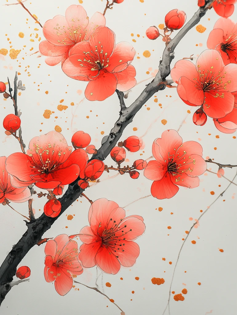 禅意墨彩樱