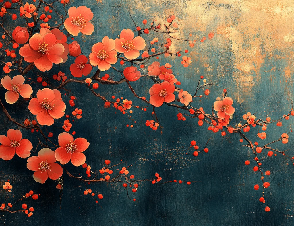 和服图案边框页