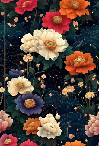 波西风格花纹图案