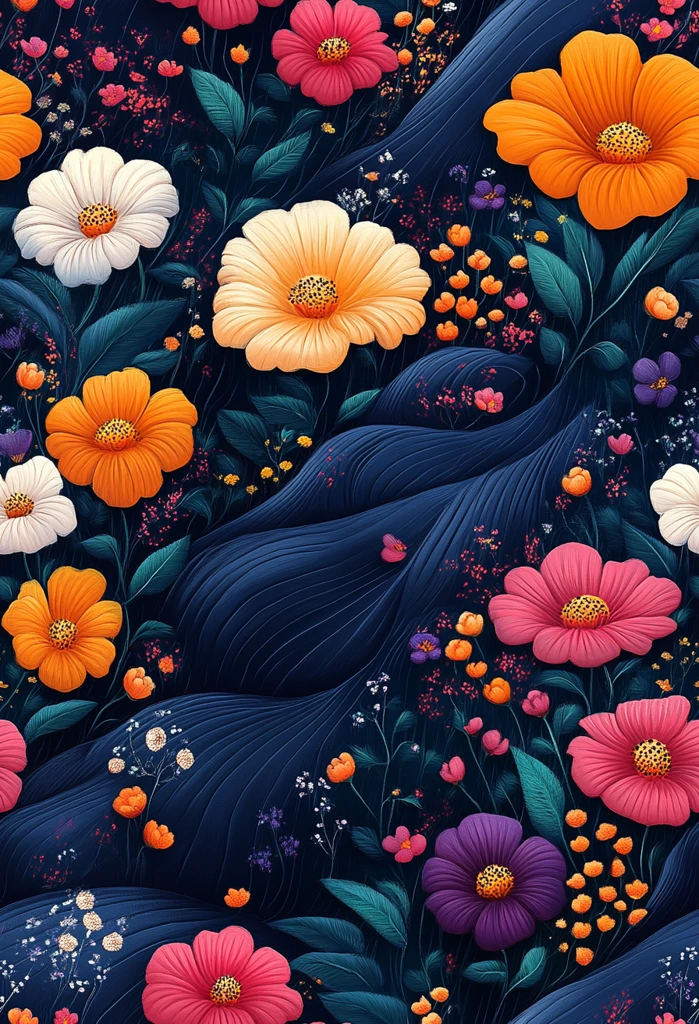 波西风格花纹图案