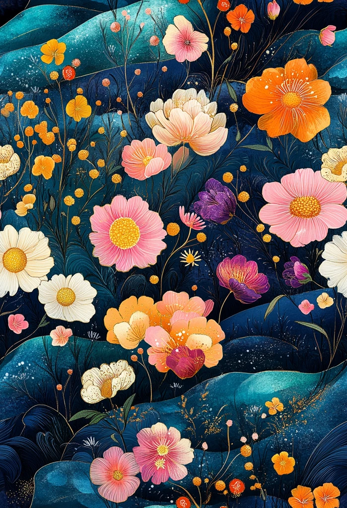 波西风格花纹图案