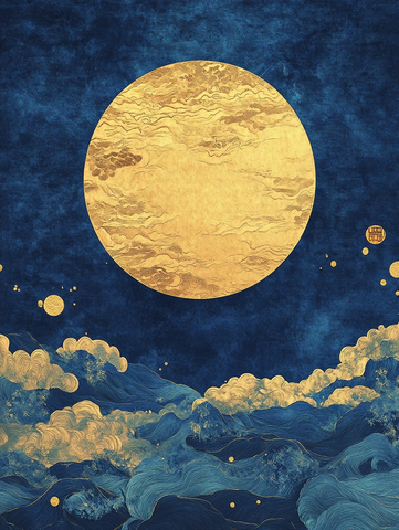 金月中秋绣月饼