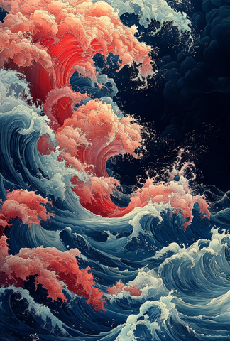 波浪海纹设计