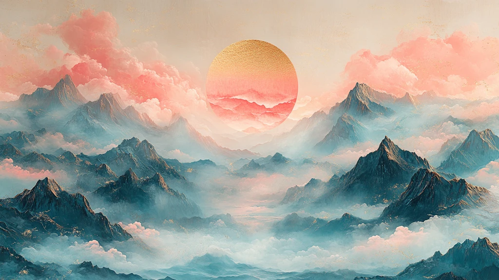 金镶玉山水画卷