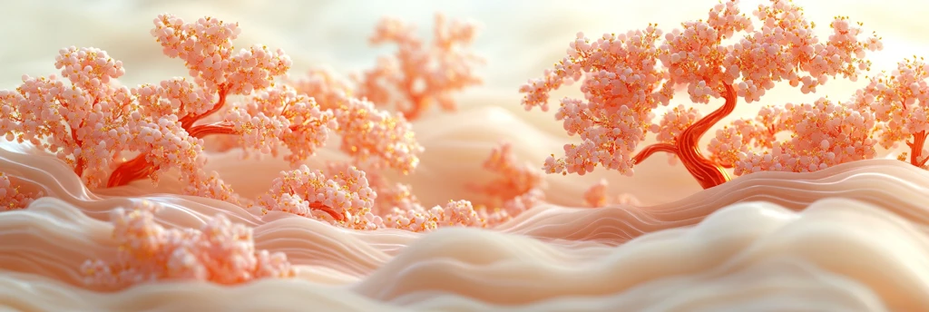 金线绣花渐变云彩