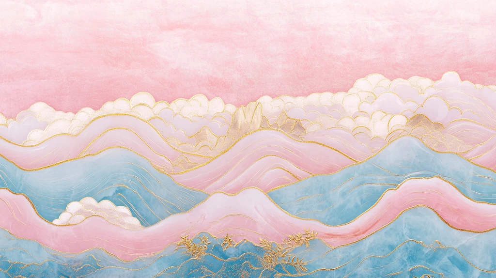 金线云山玉雕图