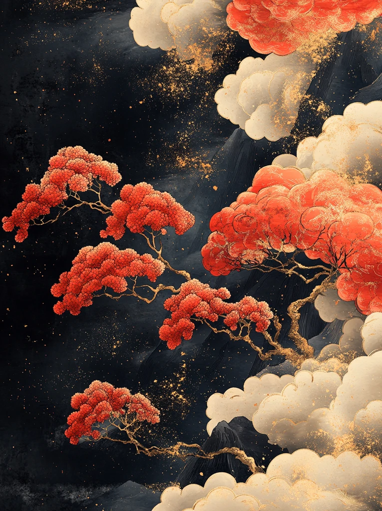 红黑云纹图标集