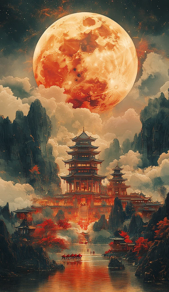 月映湖畔古刹行