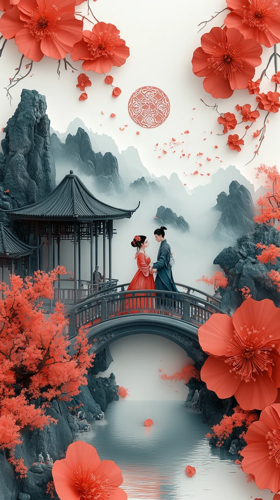 牛郎织女渡鹊桥