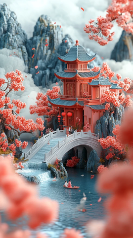 牛郎织女渡鹊桥