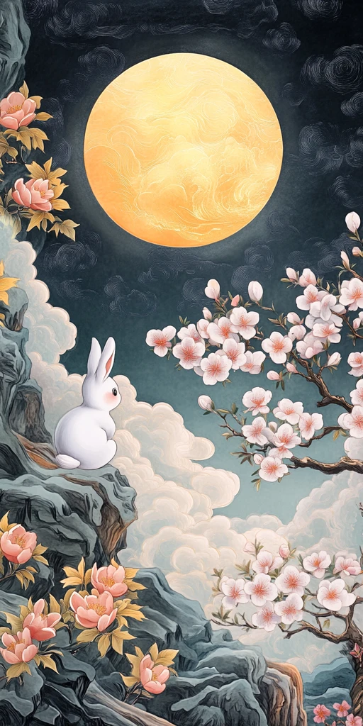 明月兔影桂花香