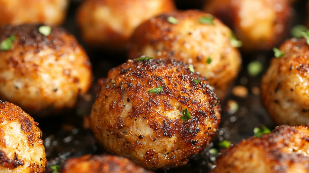 烤鱼丸高清特写