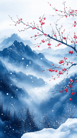 冷季蓝印花设计