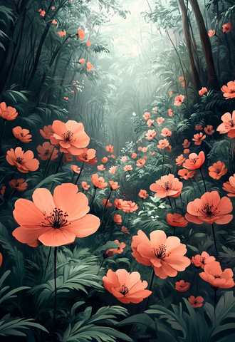 春日花开的画面