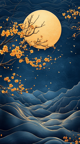 金月桂花绣艺图