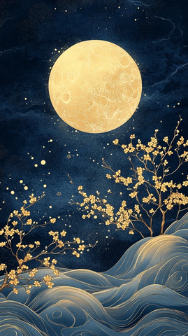 金月桂花绣艺图