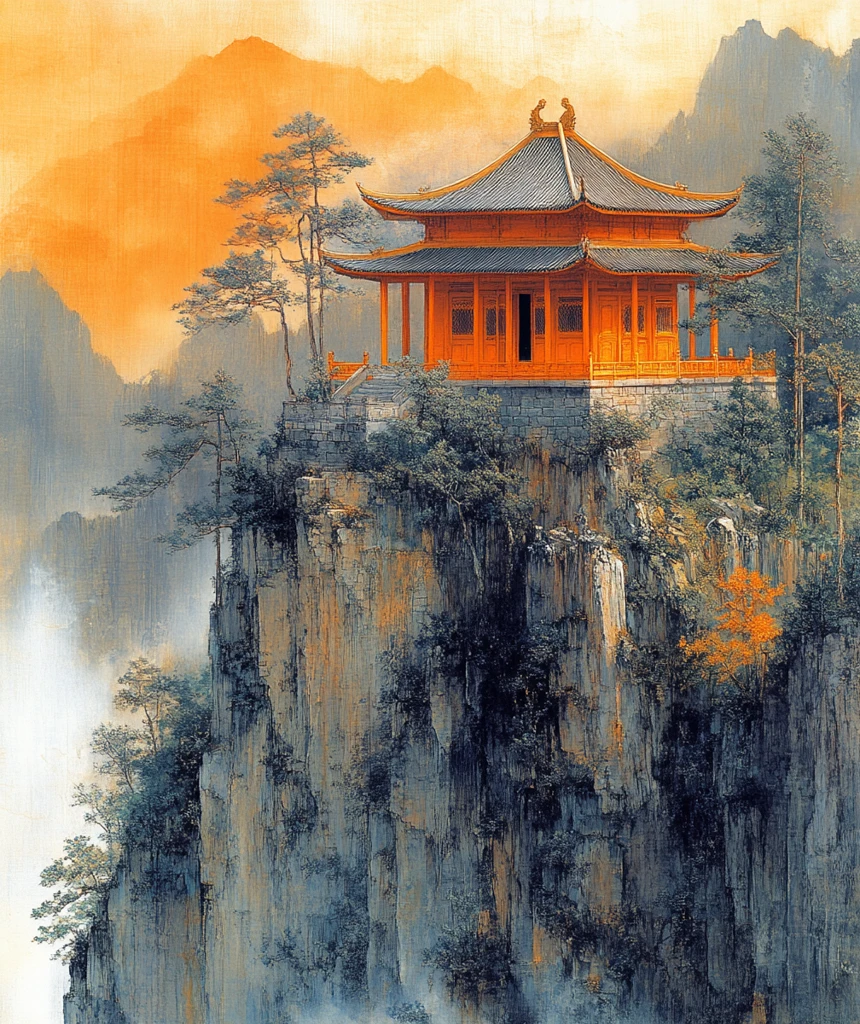 山水云间古建筑