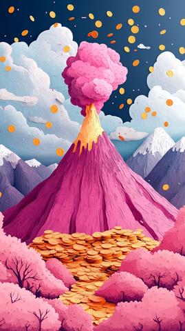 金币火山喷发