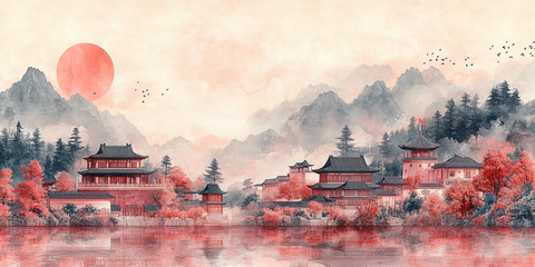 江南水乡建筑图