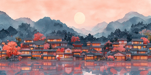 江南水乡建筑图