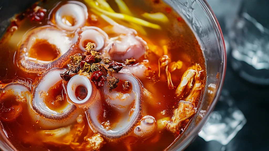 五香鱿鱼清汤锅