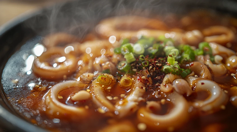 五香鱿鱼清汤锅