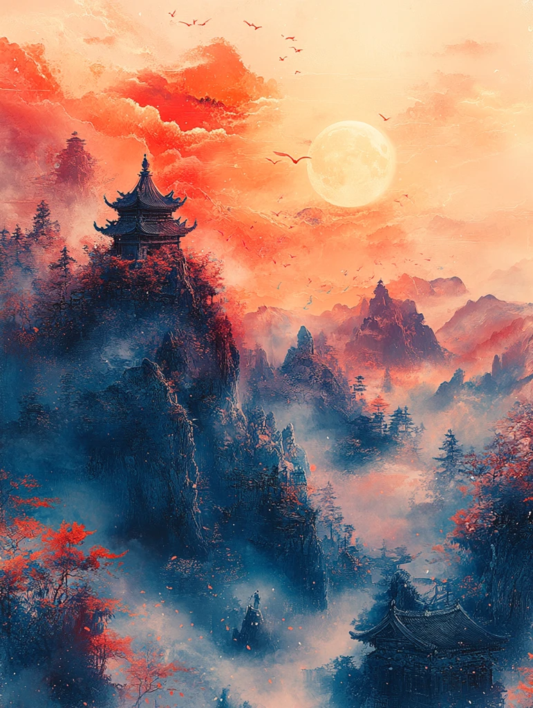 石猴出世水帘洞