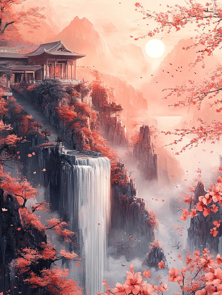 石猴出世水帘洞