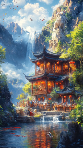 酒葫芦岛湖心酒肆