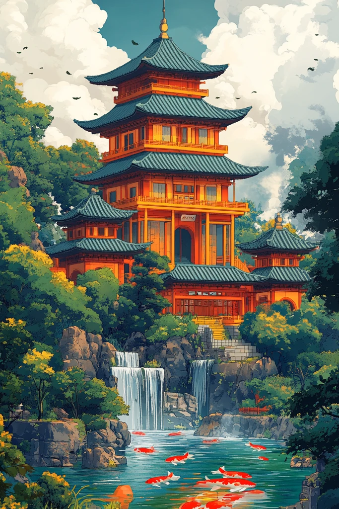 唐城池中一建筑