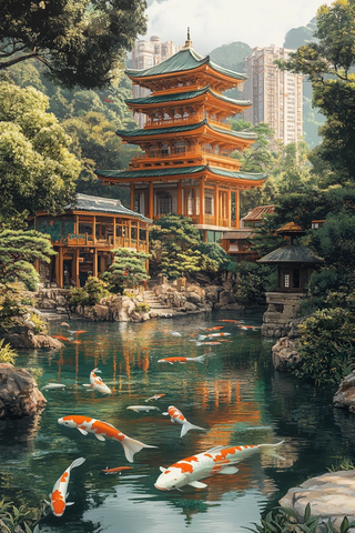 唐城池中一建筑