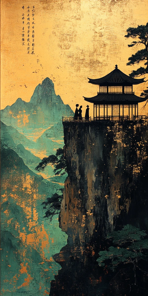 丹顶鹤亭中品茶